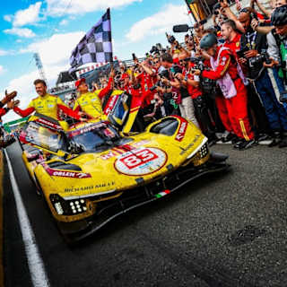 Ferrari has secured its third straight victory at the 24 Hours of Le Mans