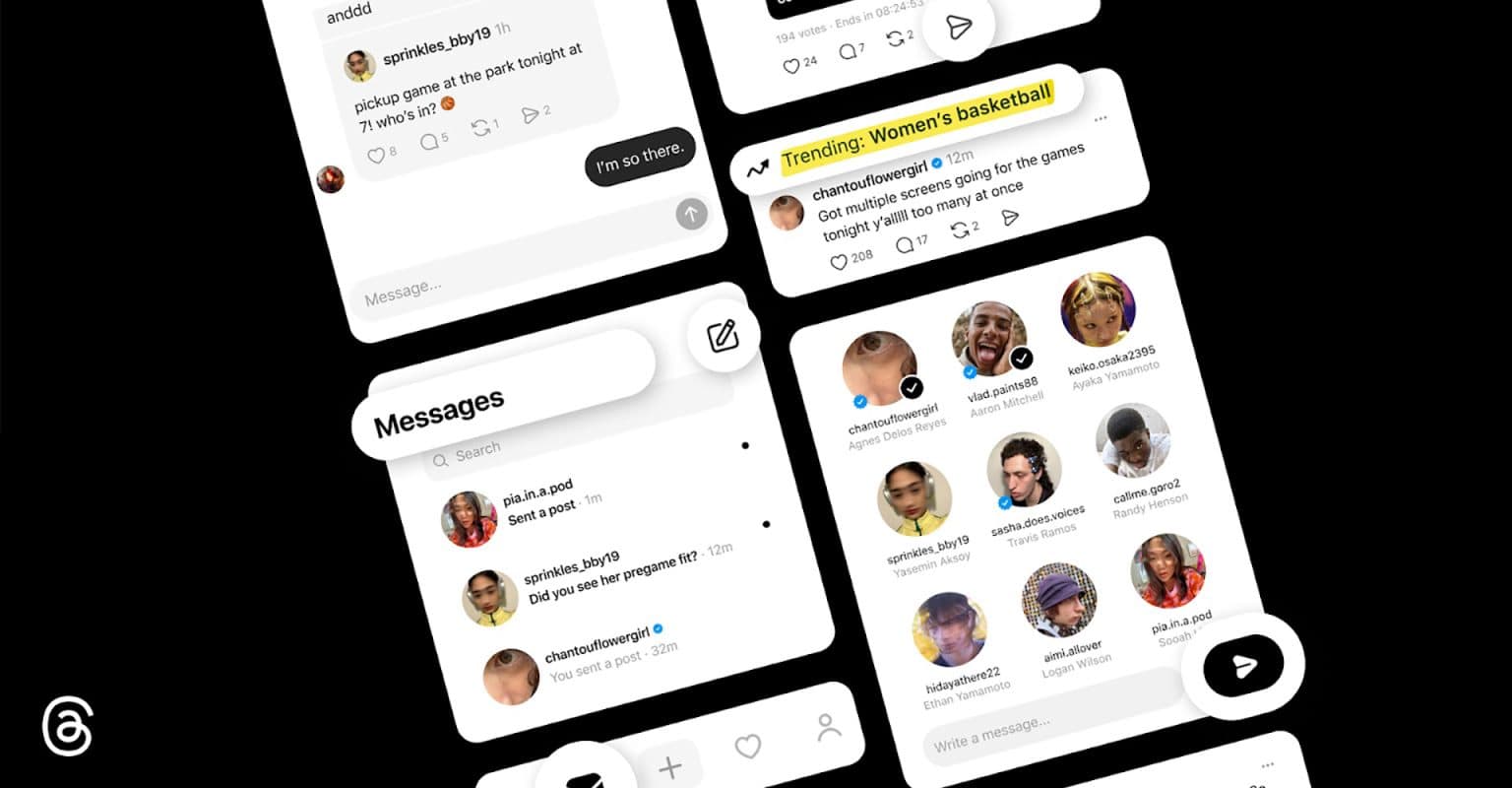 Threads rolls out standalone DMs and debuts visual ...