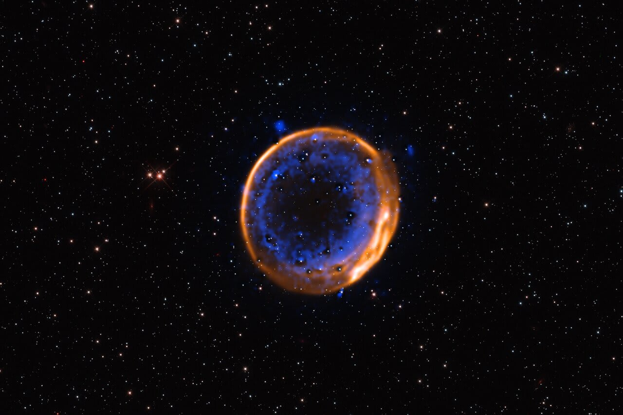 Double detonation: New image shows remains of star destroyed ...