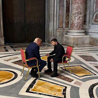 Trump meets with Zelensky at the Vatican