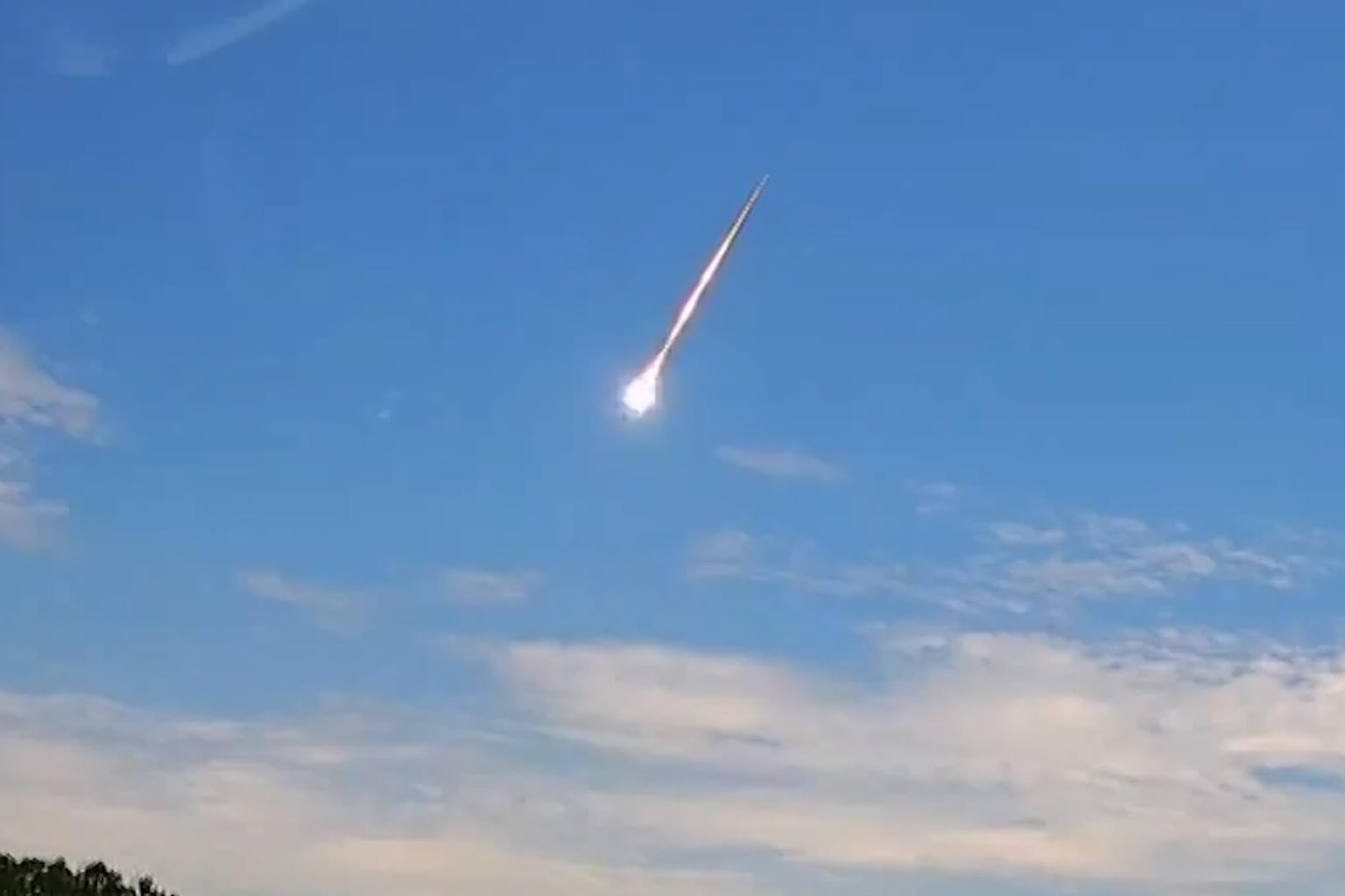 Watch: Fiery meteorite seen above Georgia and South Carolina