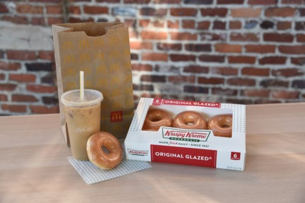 The McDonald's/Krispy Kreme partnership is over