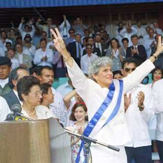 Nicaragua's first female president Violeta Chamorro dies at 95