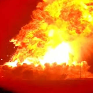 SpaceX Starship explodes in fireball during ground test