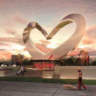 World's Largest Heart Sculpture