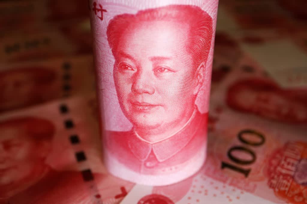 Yuan hits three-year high as inflation, trade data beat forecasts