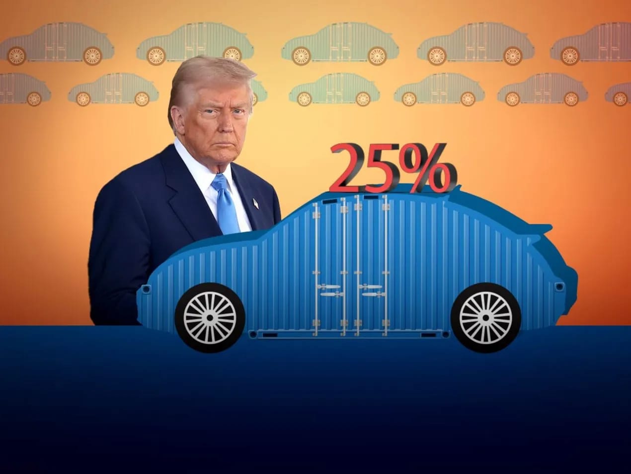 Trump Announces 25% Tariff on Cars Not Made in the US ...