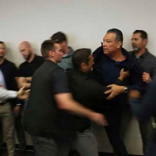 Senator Padilla forcibly removed from Noem’s immigration briefing
