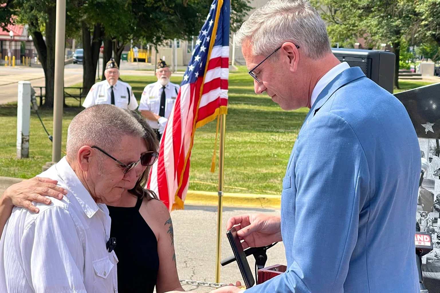 State Treasurer returns missing WWII Purple Heart Medal to ...