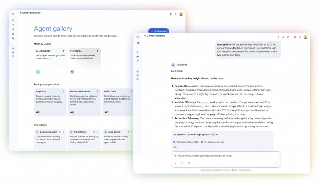 Google tích hợp nền tảng Looker vào Gemini Enterprise cho quản trị dữ liệu doanh nghiệp
