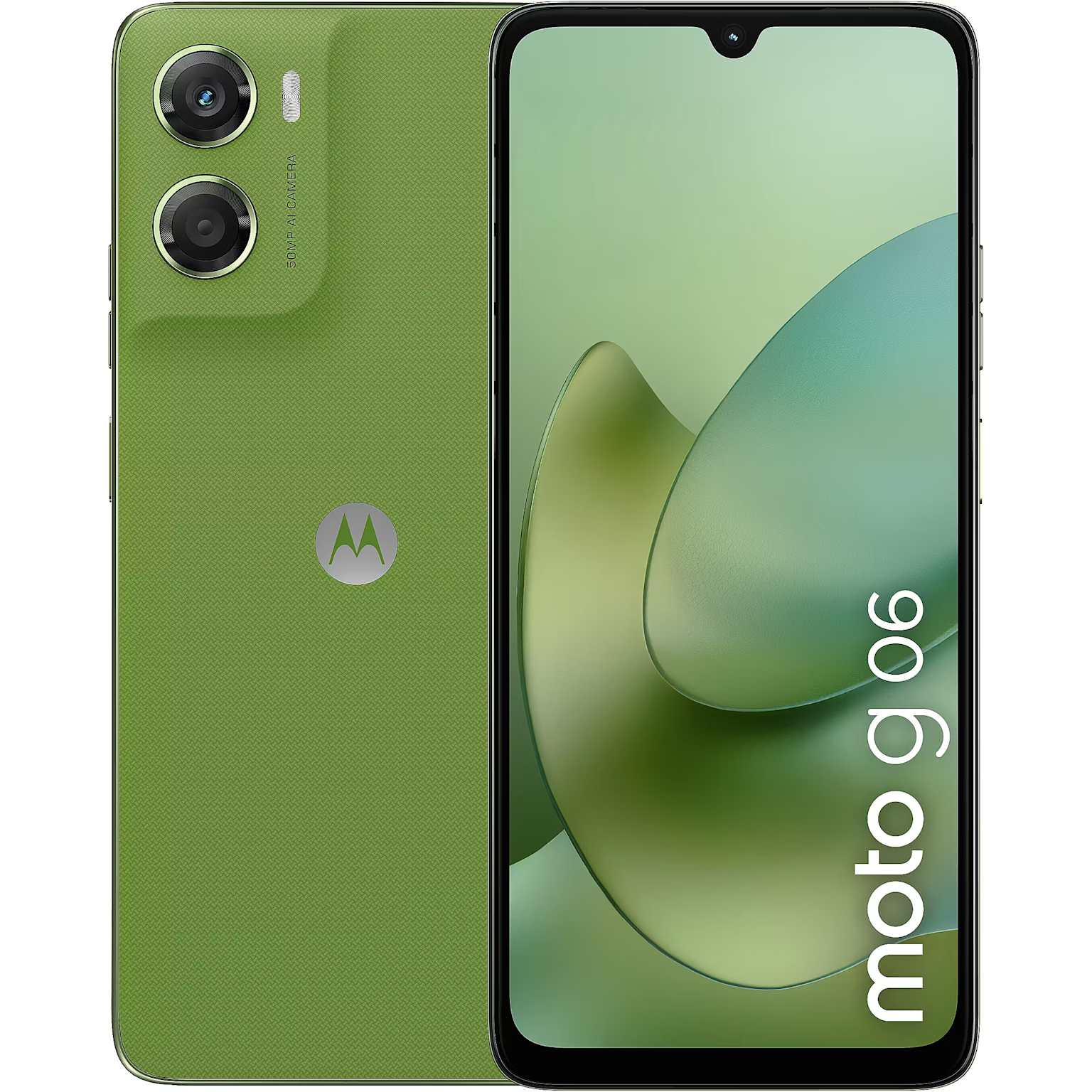 moto g06 в зелен Pantone цвят