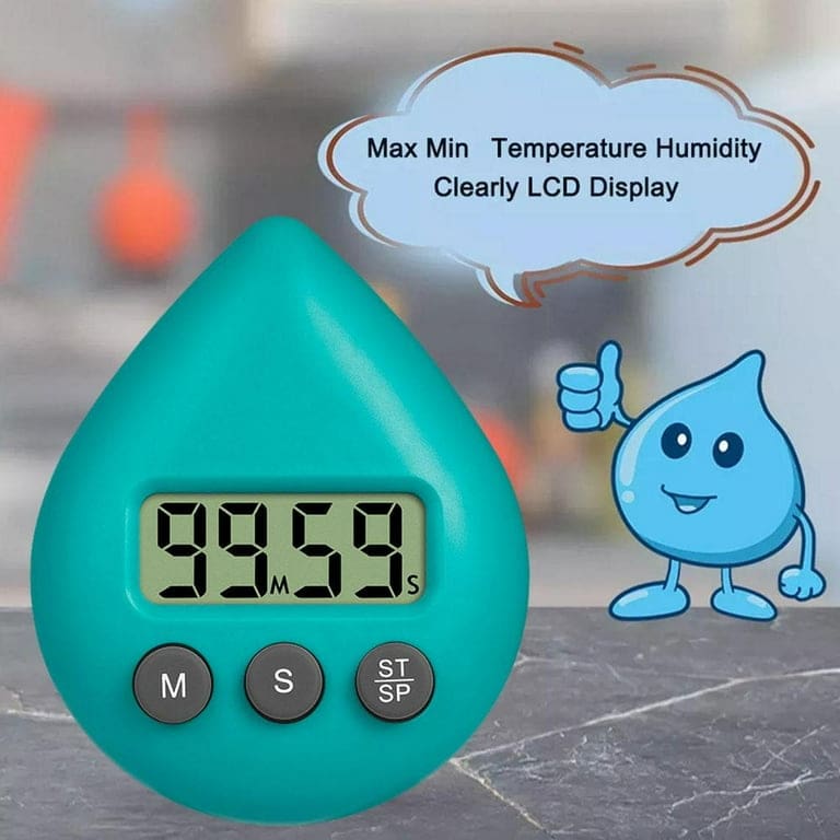 A waterproof digital timer designed specifically for keeping showers short and efficient
