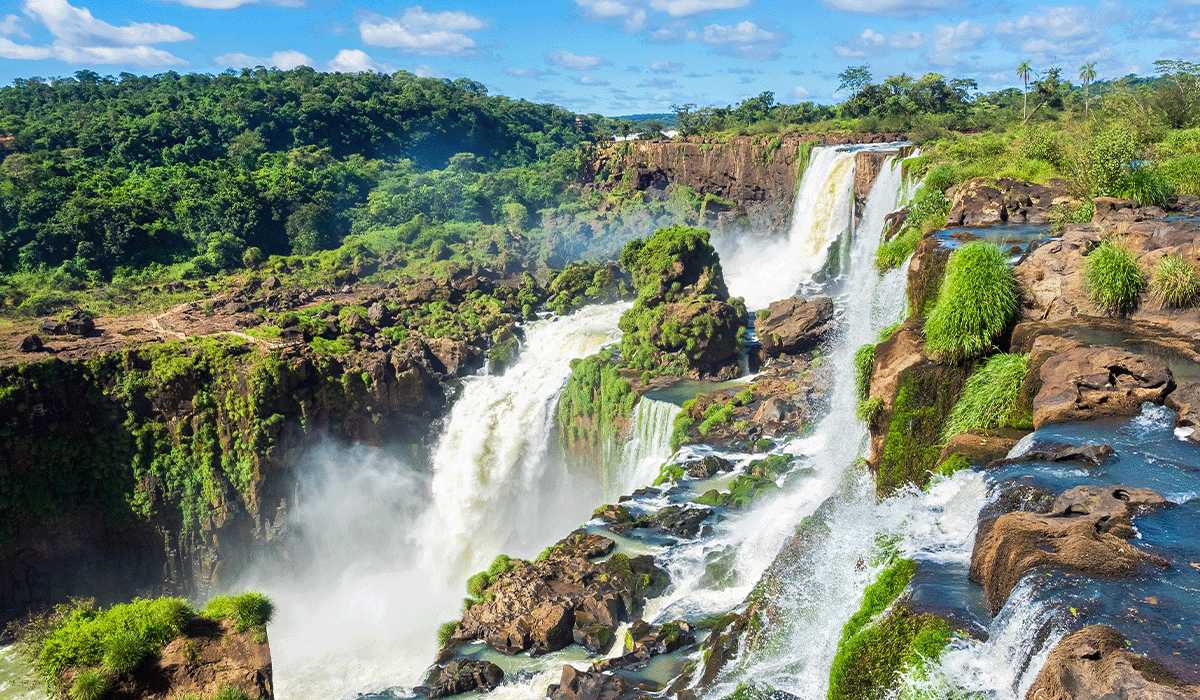 Lush green landscape of Itapúa, Paraguay