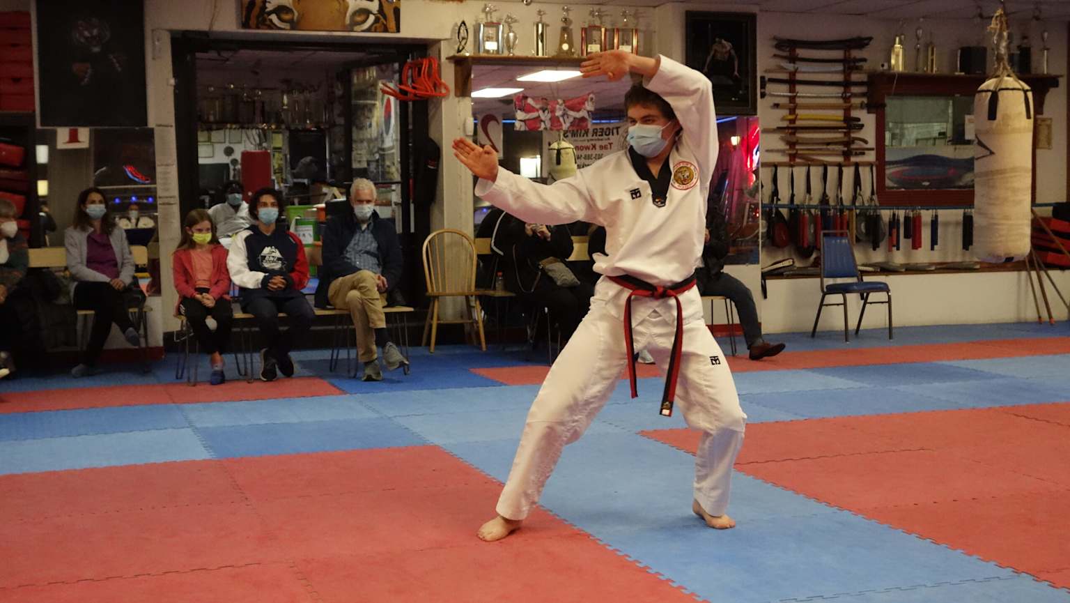 Martial arts action photo
