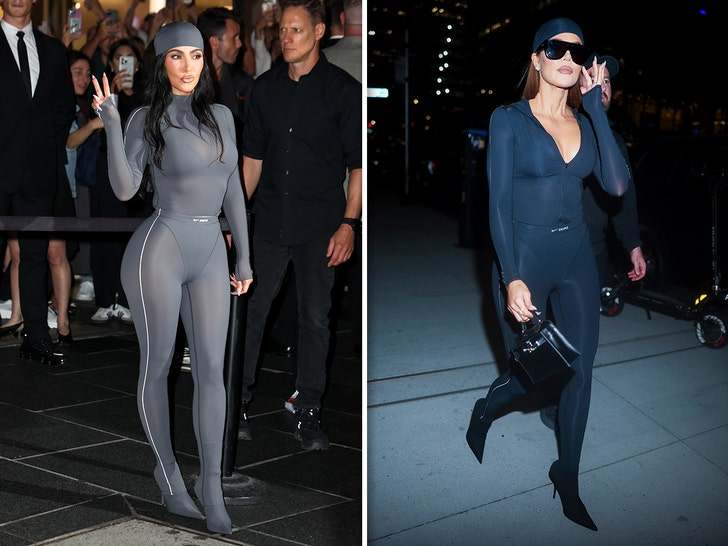Kim Kardashian at Nike x Skims launch party