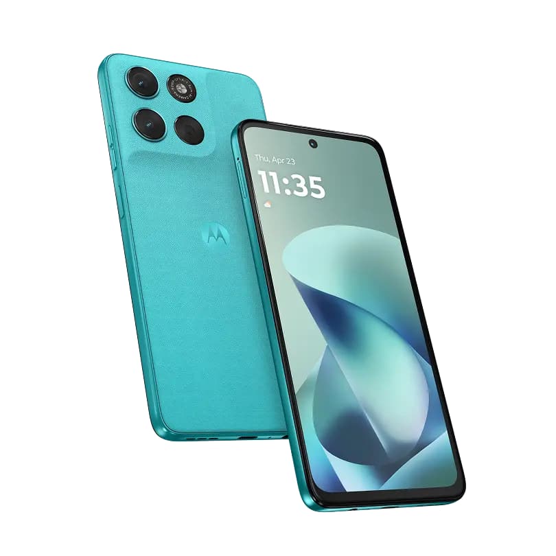 motorola g57 power в тюркоазен цвят