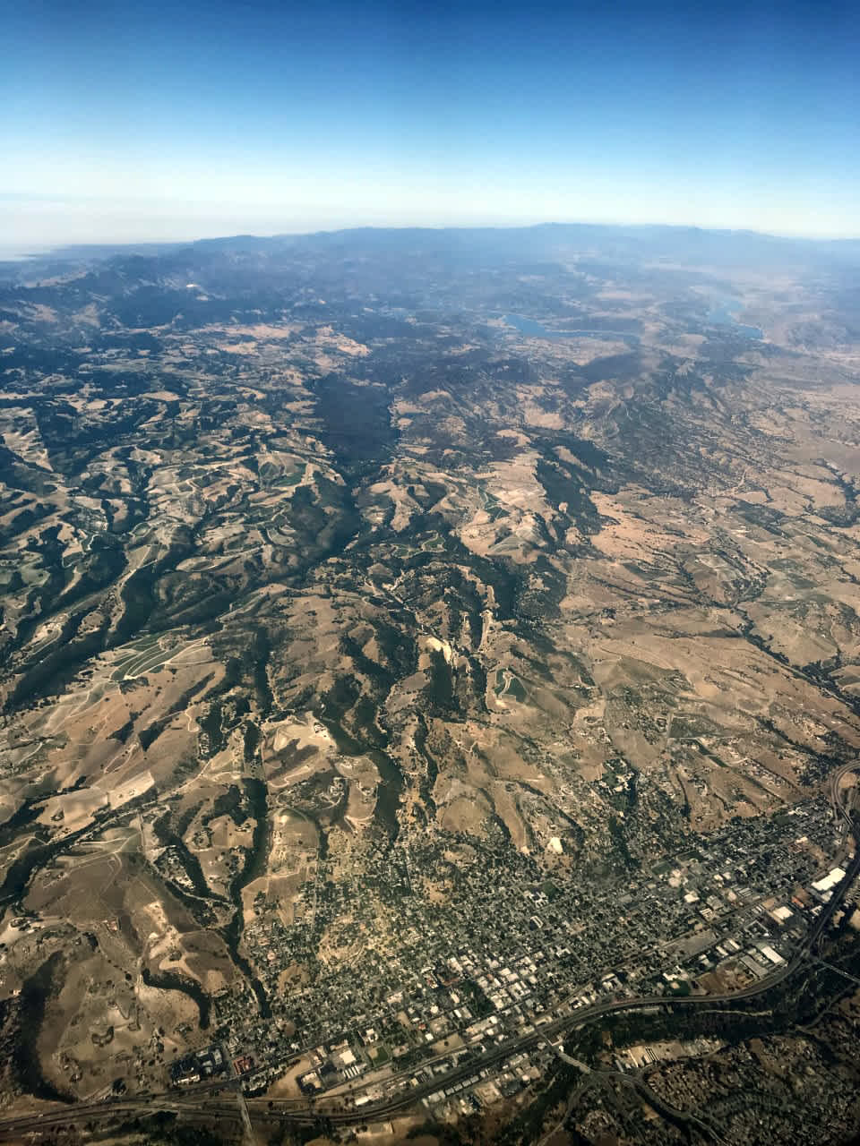 Aerial view of Paso Robles California