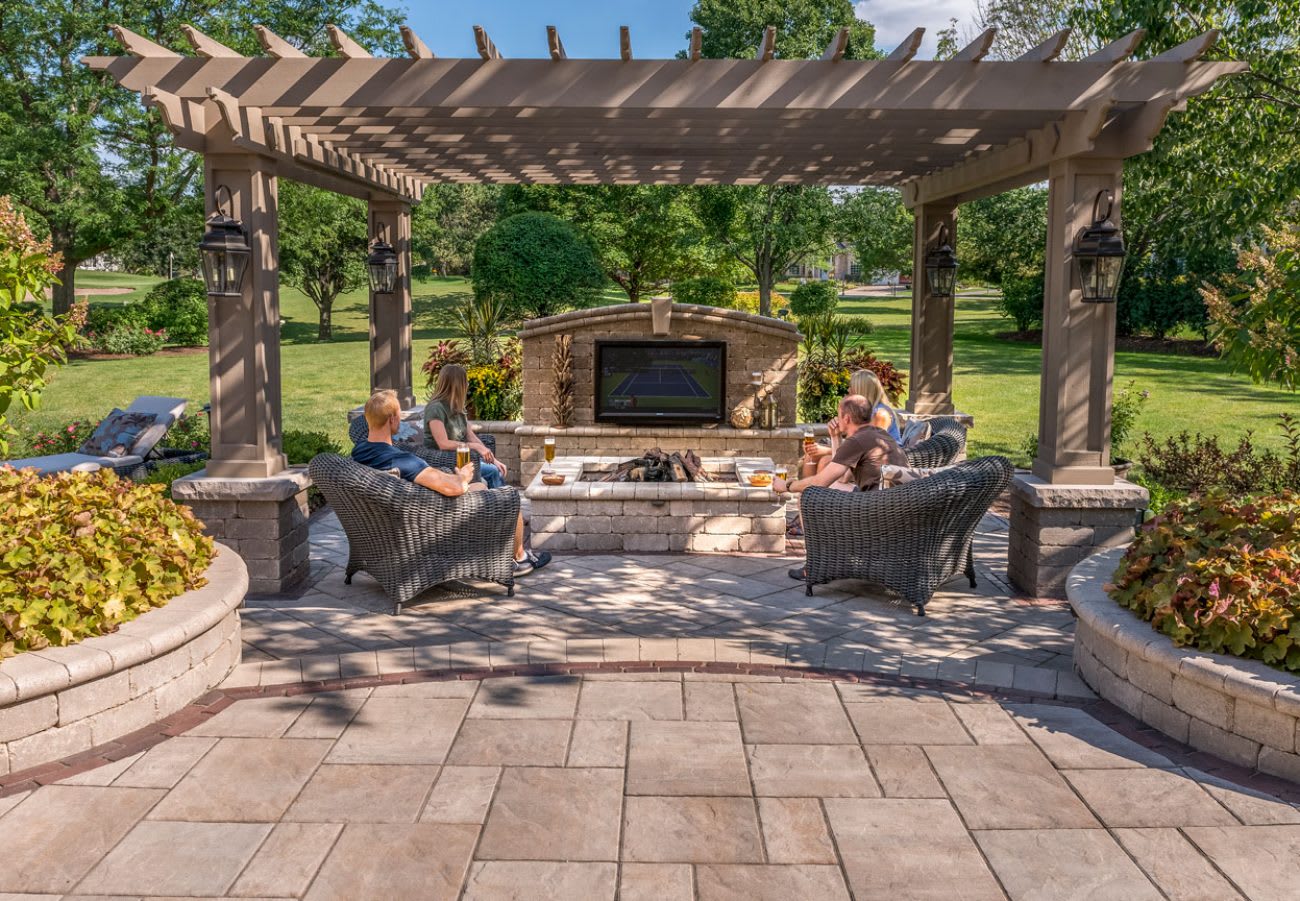 Custom patio paver installation by Legacy System Pavers in the Bay Area