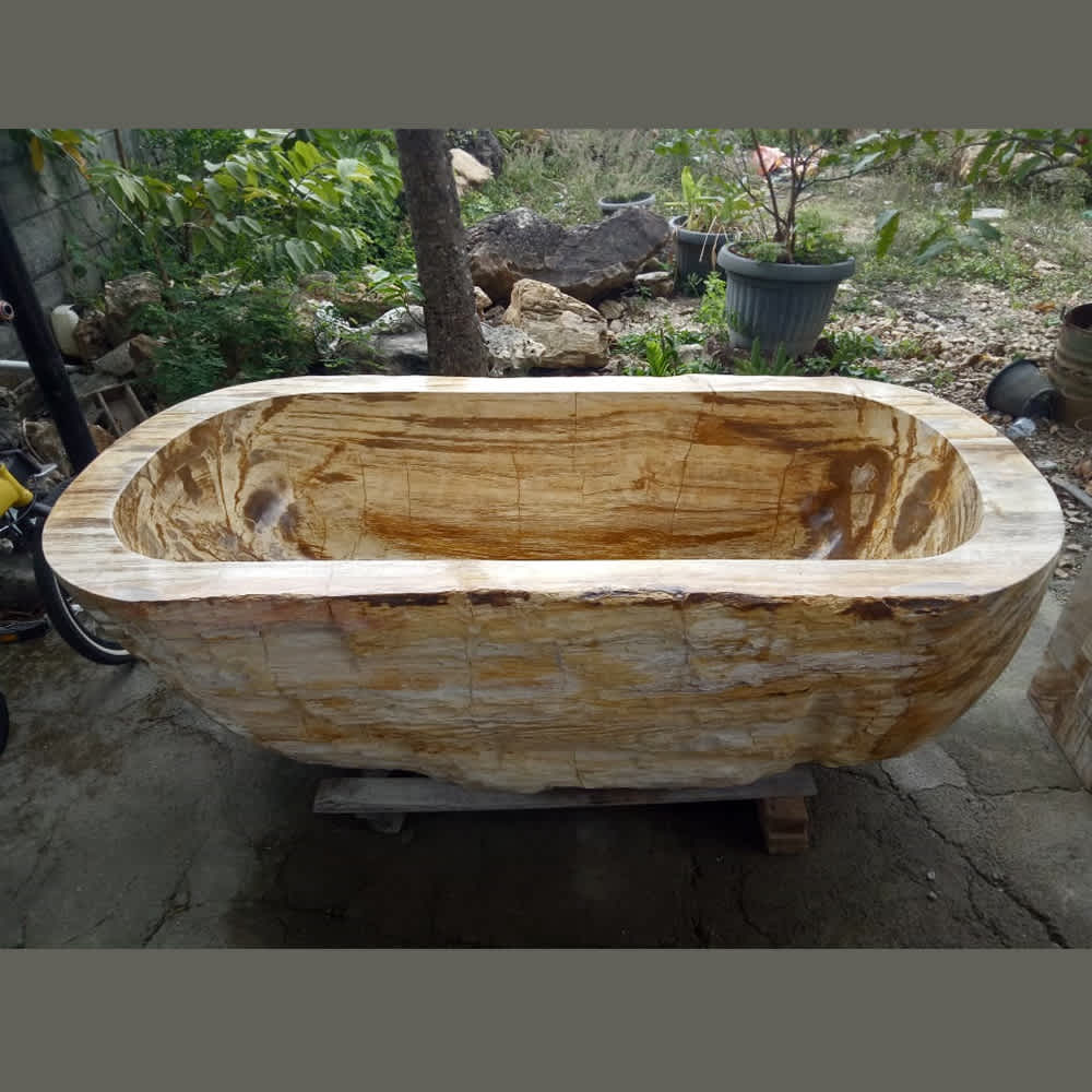Lignum Brown Petrified Wood Bathtub