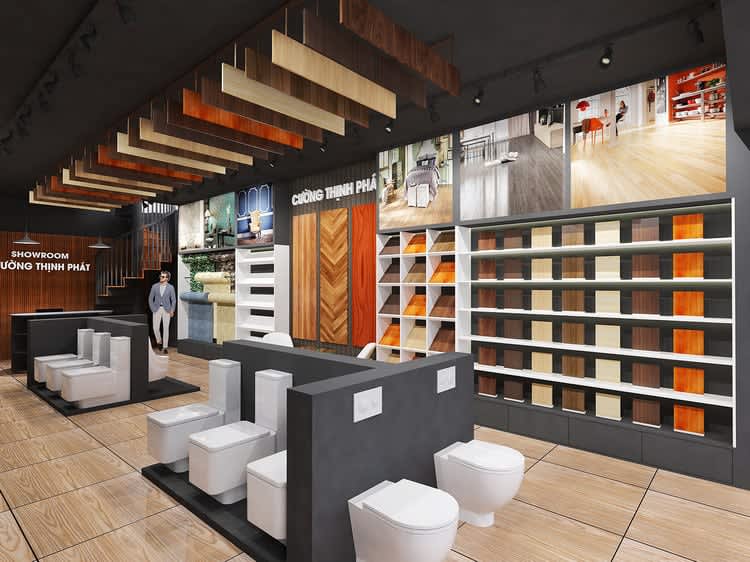 Showroom vật liệu xây dựng Phát Đạt