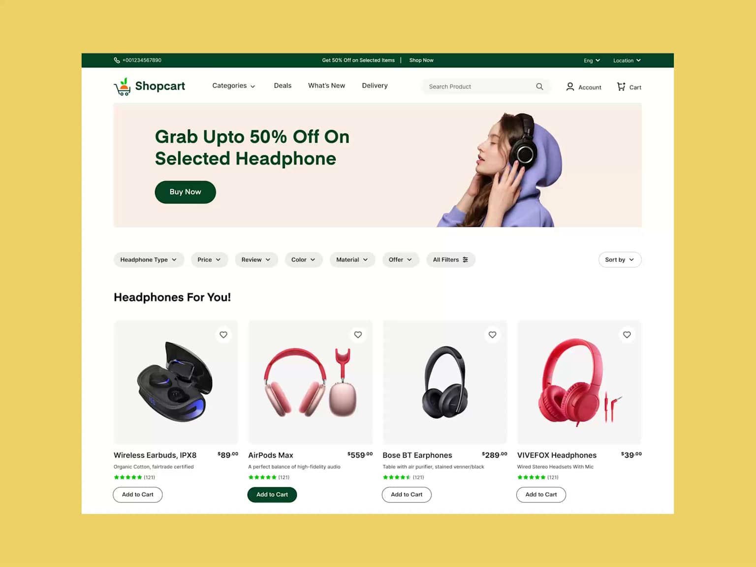 Tienda con catálogo filtrable y carrito optimizado