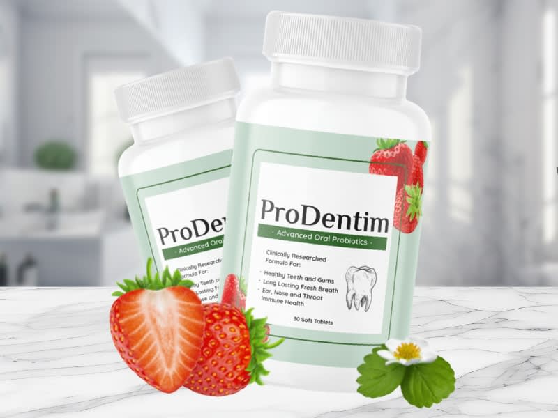 ProDentim oral probiotic supplement bottle
