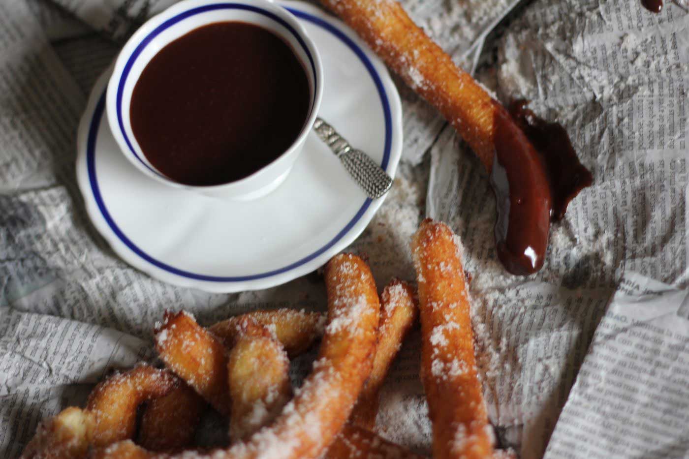 Churros con Chocolate