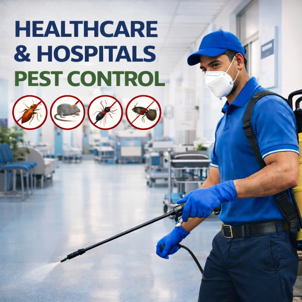 Pest control technician healthcare hospital Toronto Nomore Pest