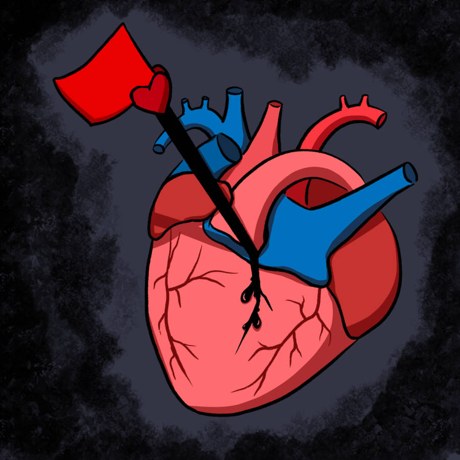 Illustration of relationship red flags