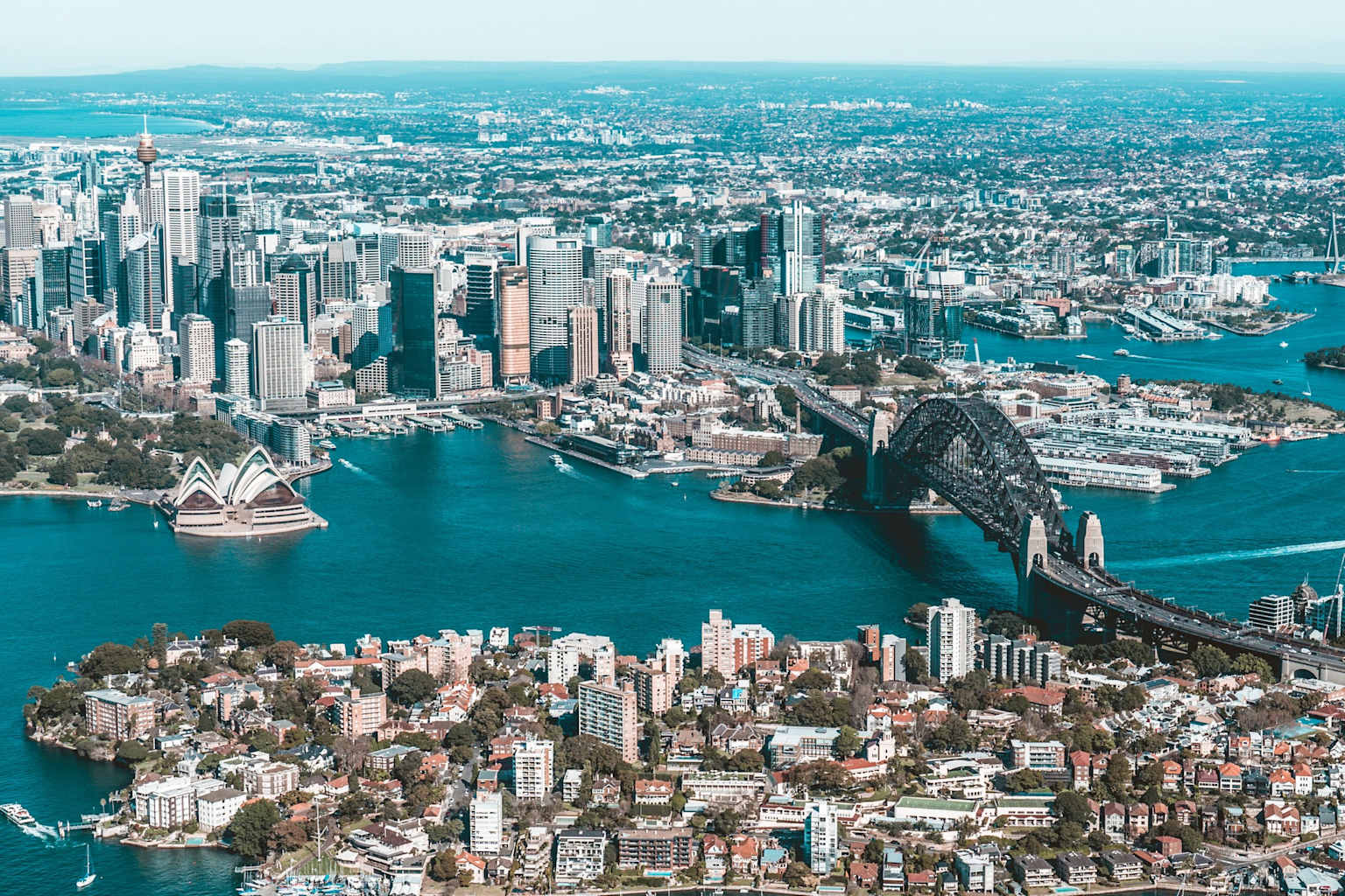 Sydney commercial skyline