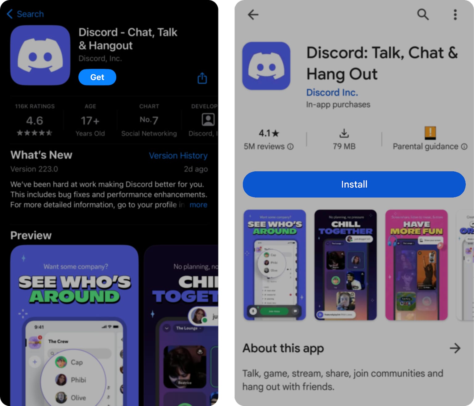 App Store 搜尋 Discord