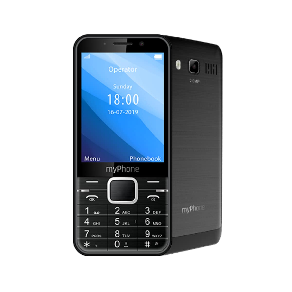 myPhone Up отпред и отзад
