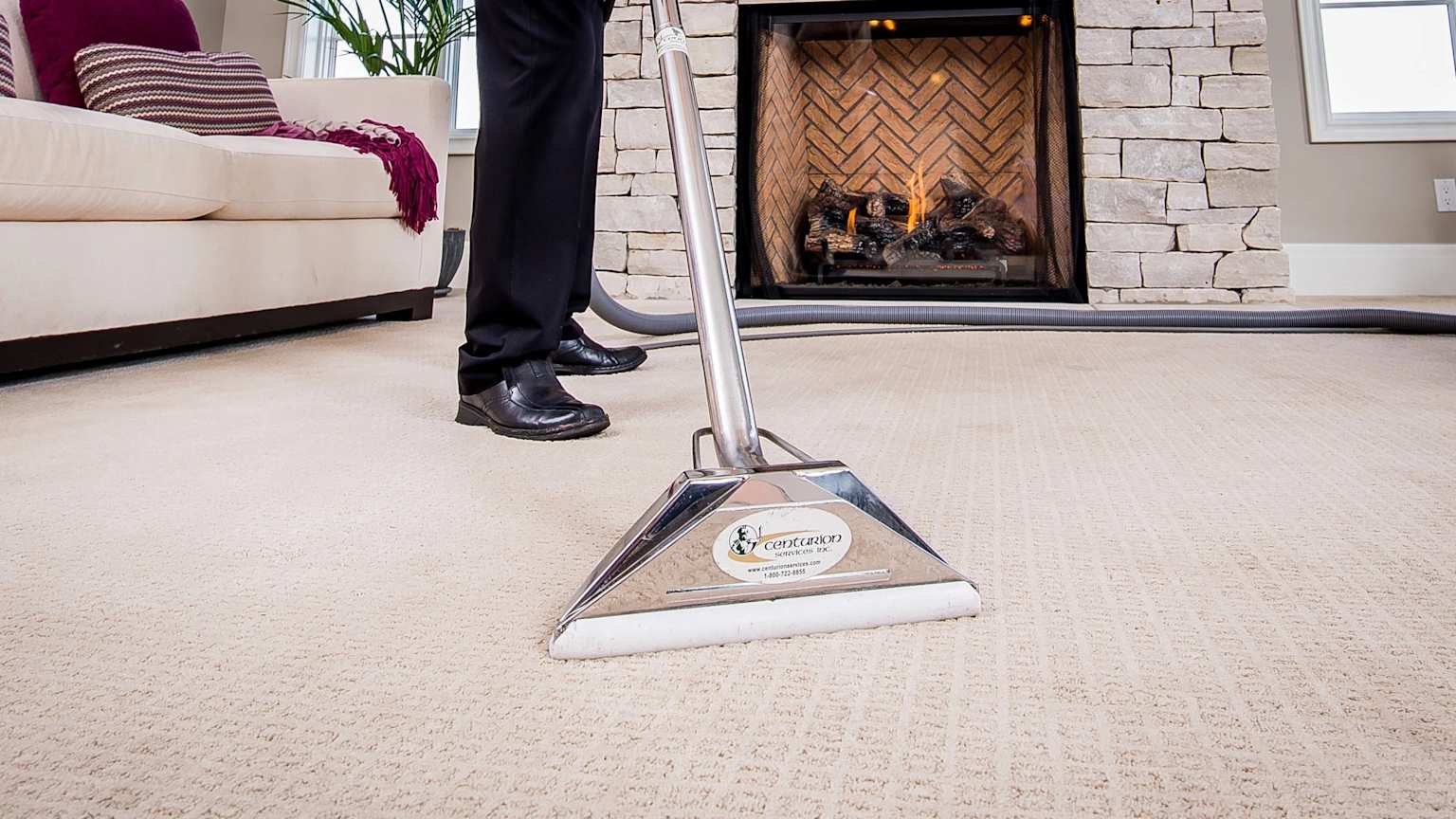 Professional carpet cleaning