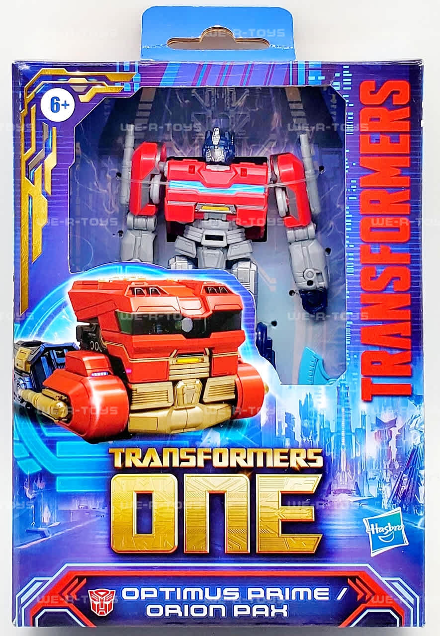 Figurine Transformers One Optimus Prime Orion Pax 2024 — boîte officielle Hasbro