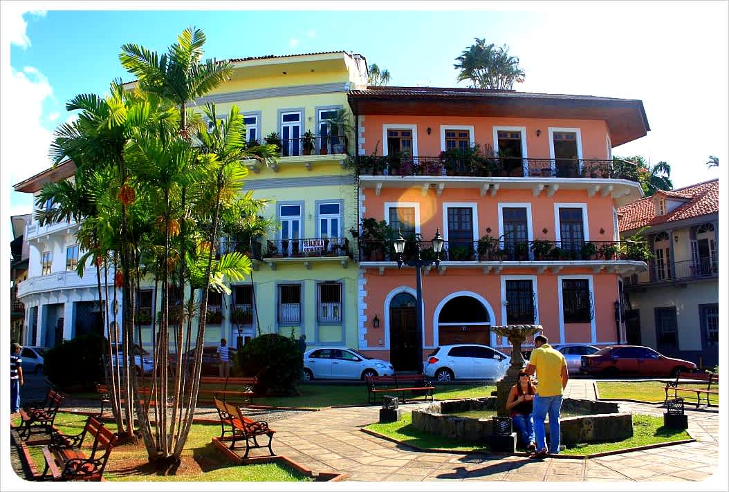 Casco Viejo plaza Panama City