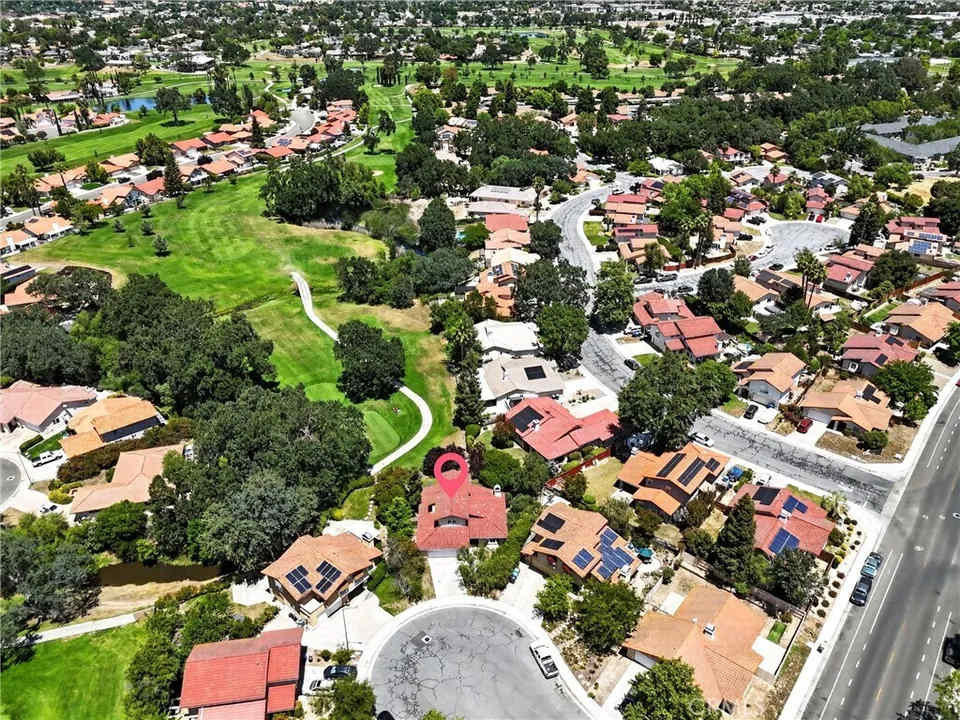 Paso Robles neighborhood aerial