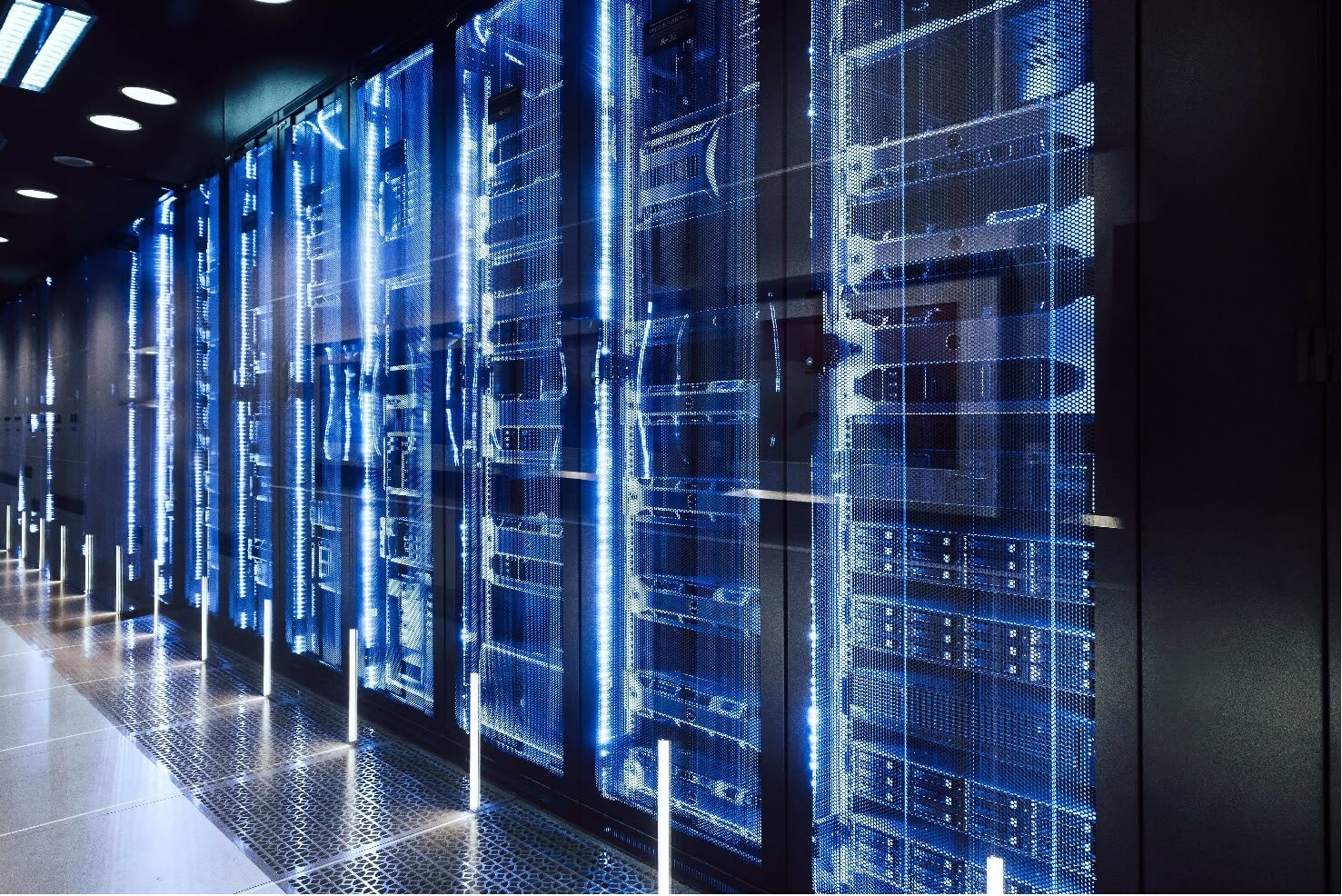 Cloud data center server racks