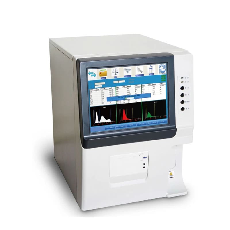 Hematology analyzer for blood tests