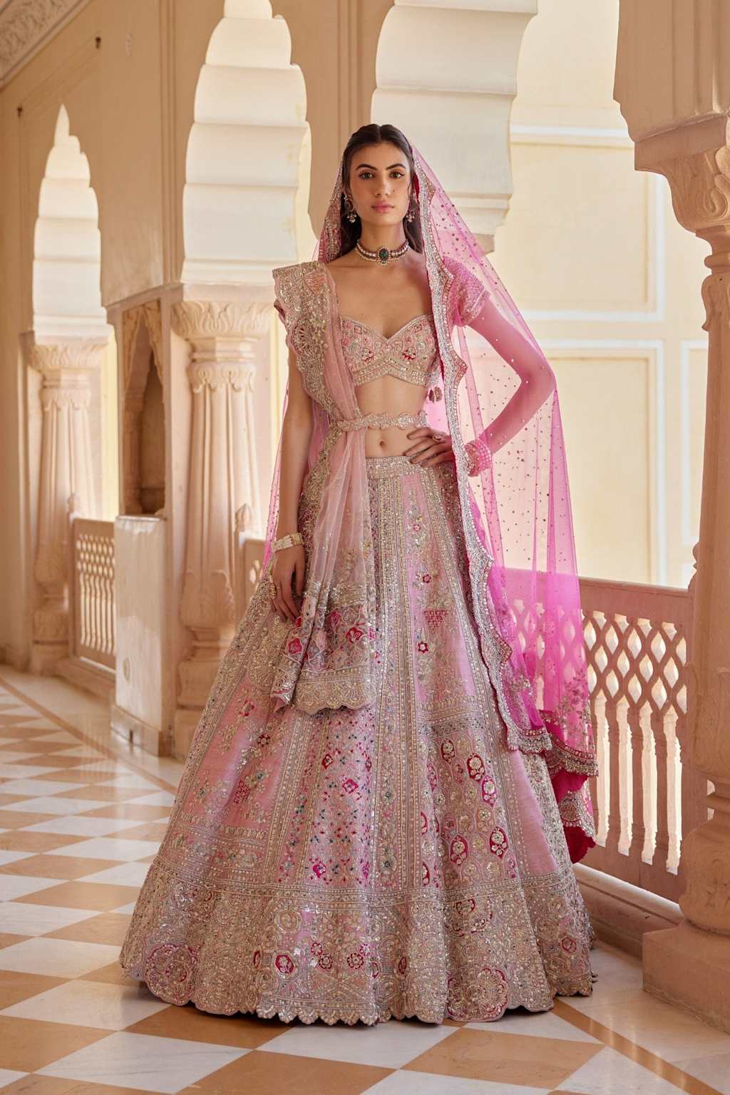 Tea Rose Lehenga