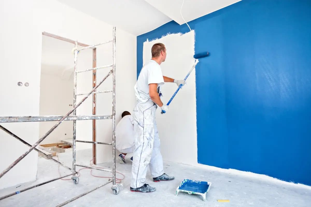 Professional interior wall painting service Dubai
