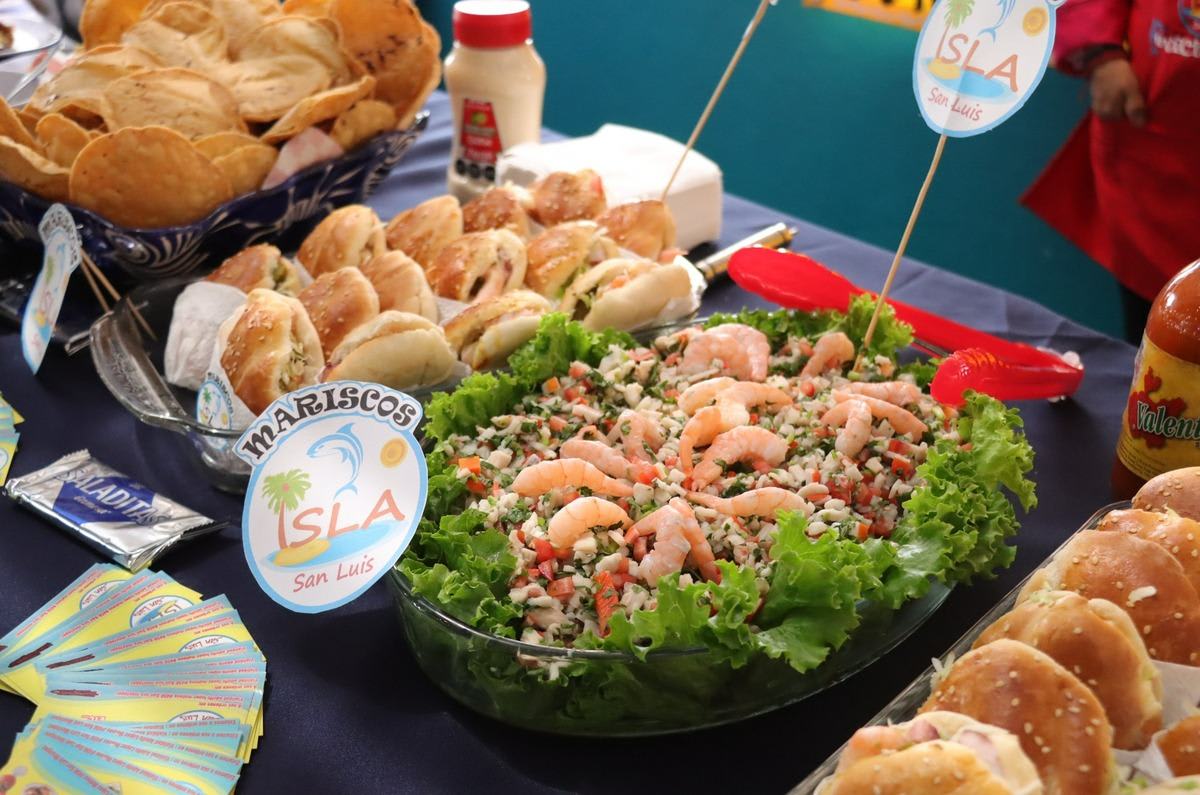 Feria de mariscos en México
