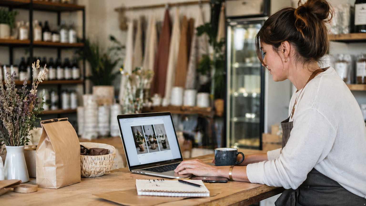Small business workspace for The Digital Foundation