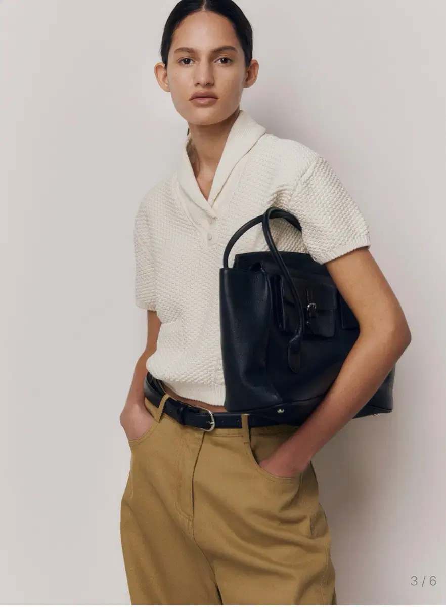 킨더살몬 테사 레더 토트백 착장