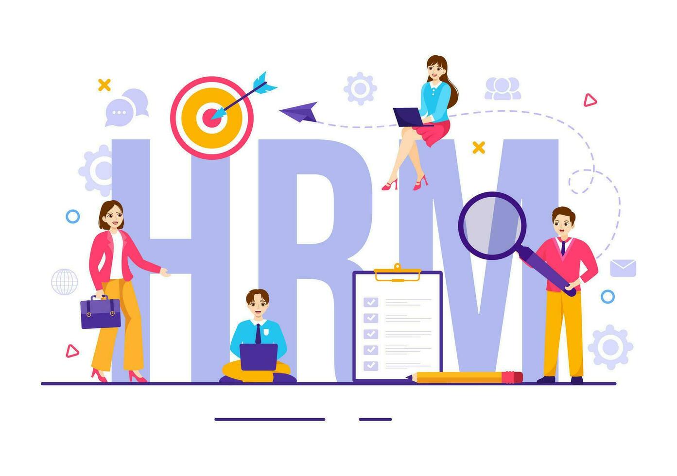 Human resource management illustration