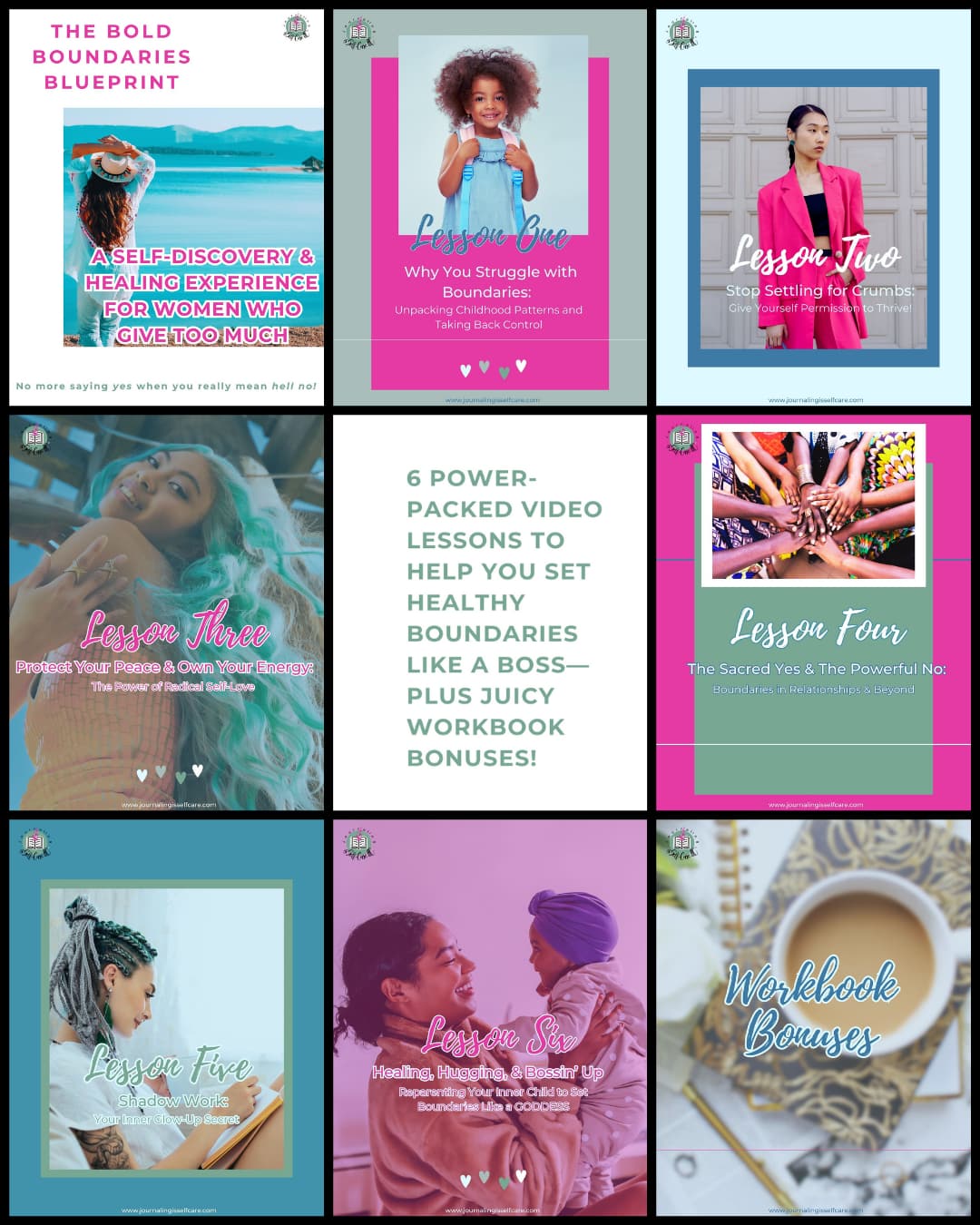 Boundaries and self-protection concept