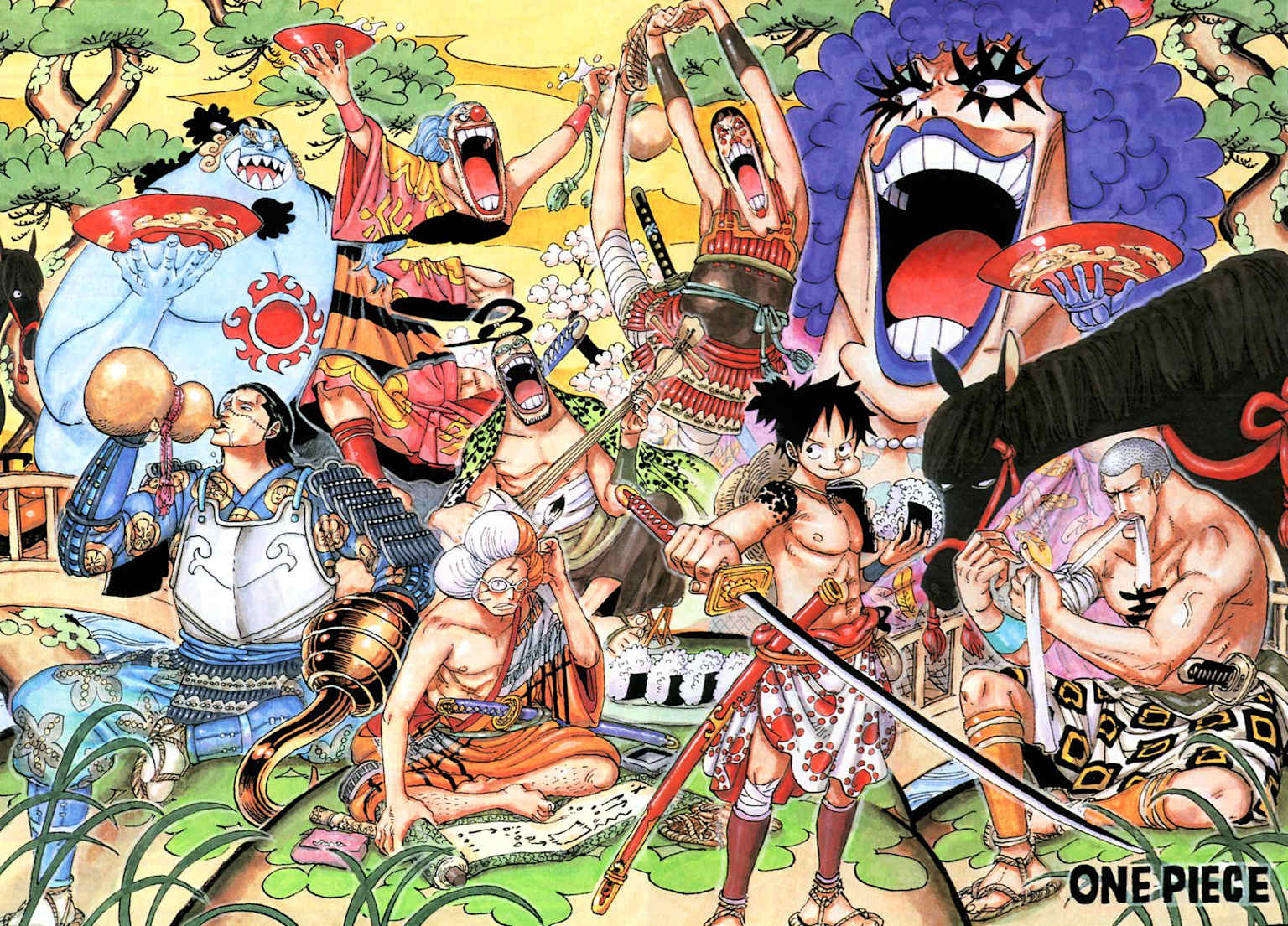 La Guerra de Marineford One Piece - Barbablanca y sus aliados