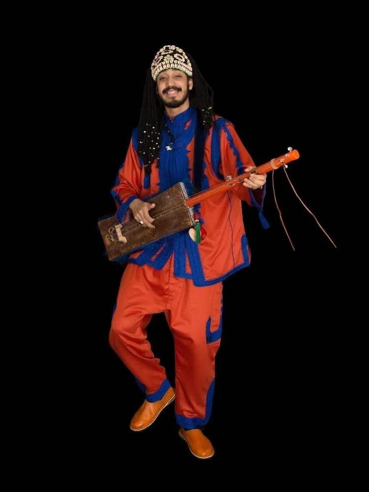 Samir LanGus — orange and blue portrait