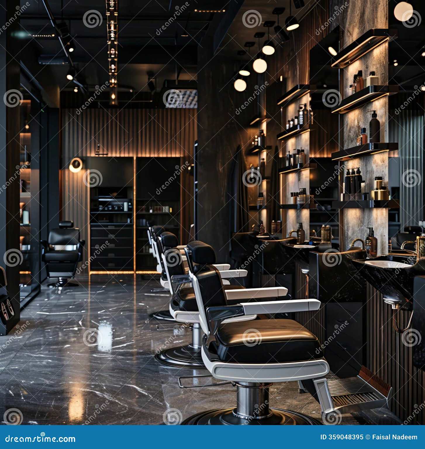 Luxuriöser Barbershop