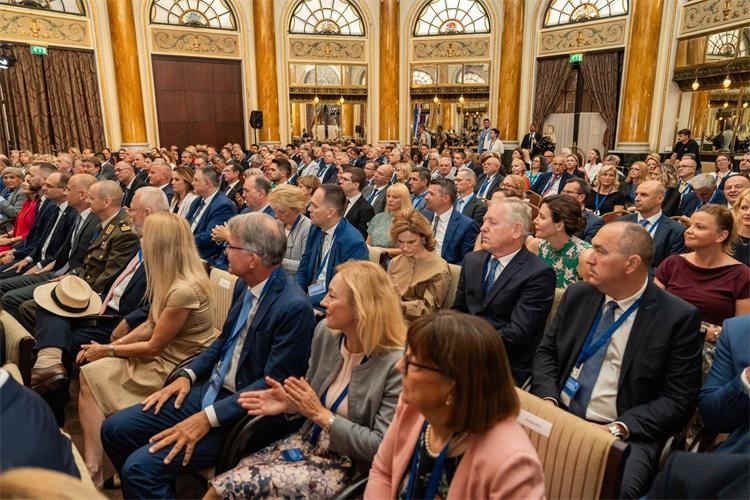 Foreign Policy Forum panel discussion at a Zagreb conference venue