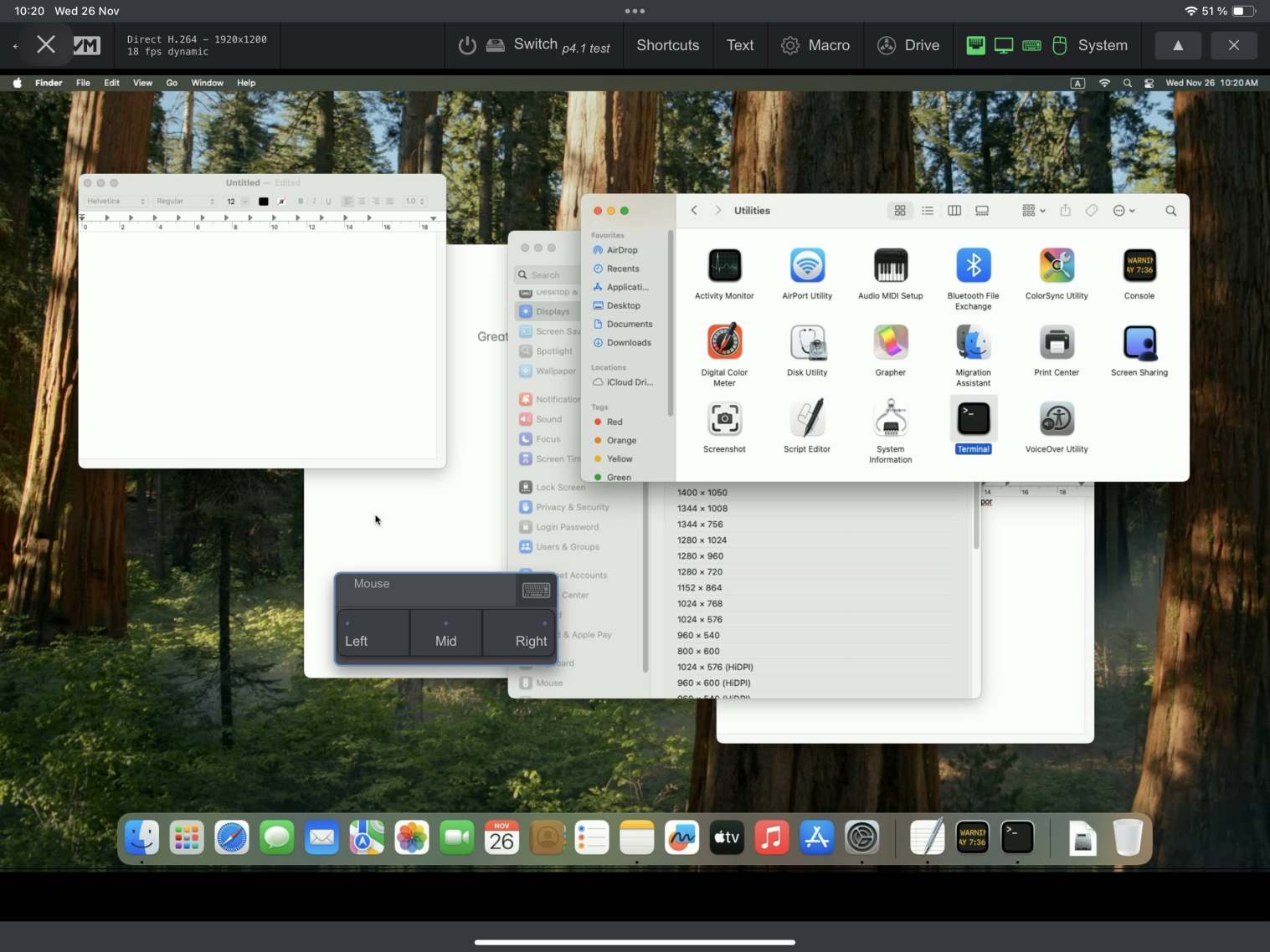 Feed de vídeo do PiKVM com compartilhamento de tela